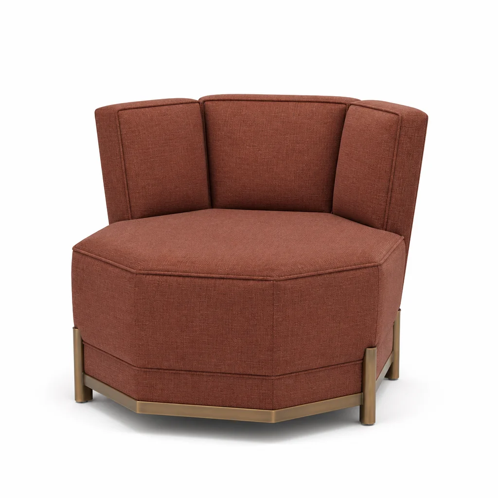 Ember Crest Corner Lounge Chair