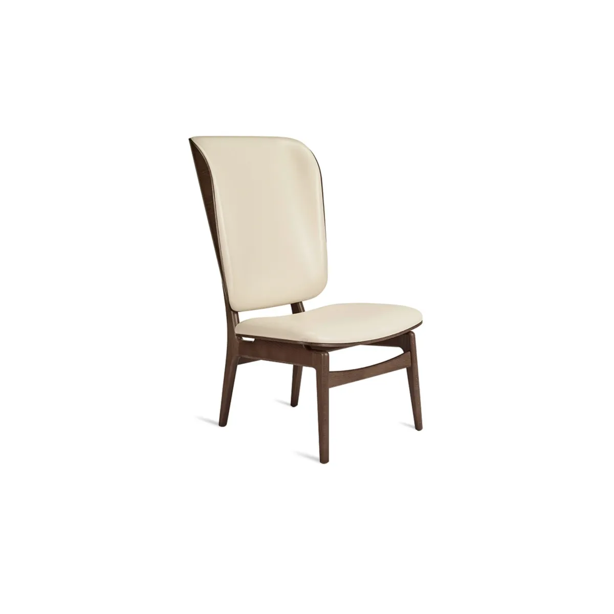 Kira Lounge Chair (High Back-Wood Back)