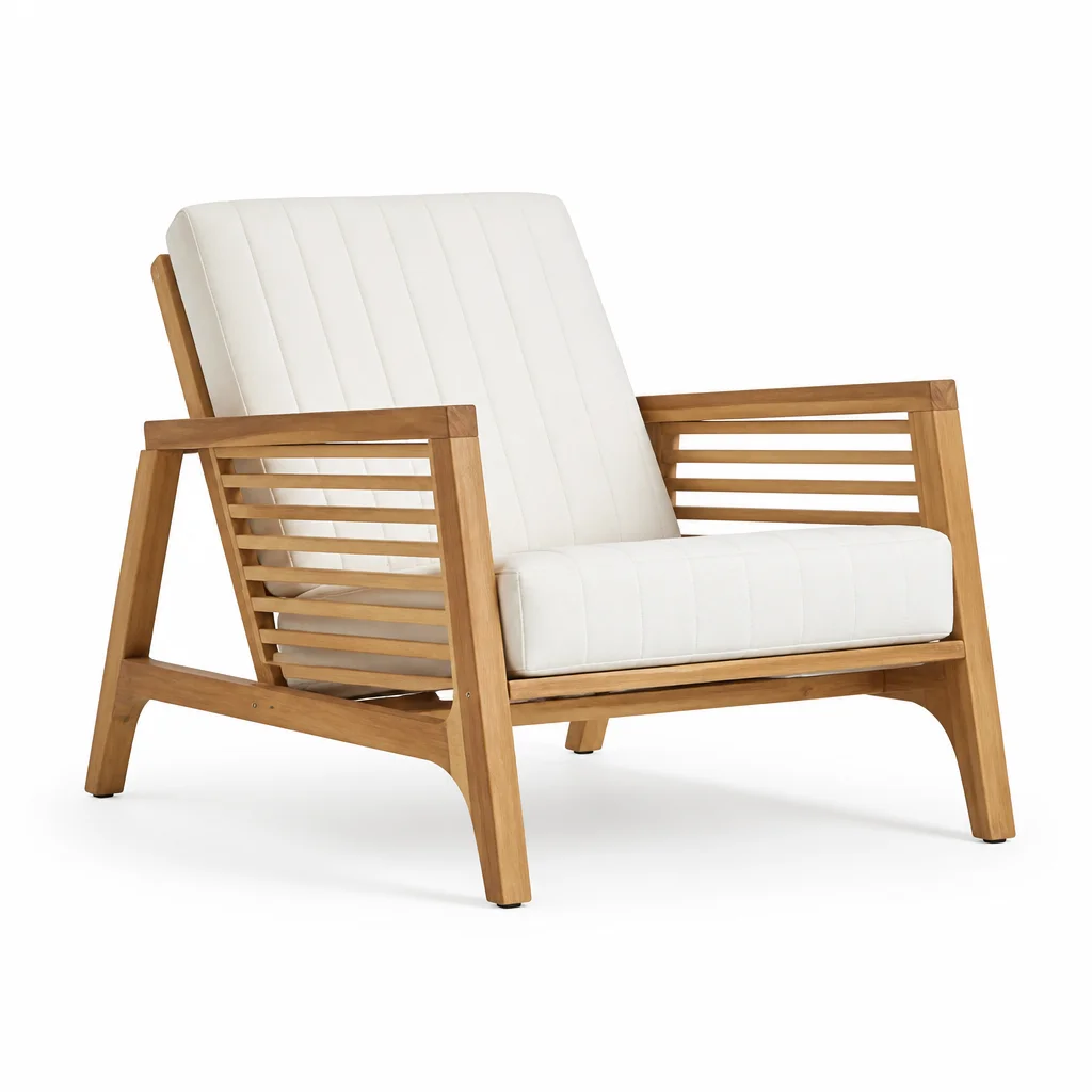 Ivory Bend Outdoor Lounge Chair