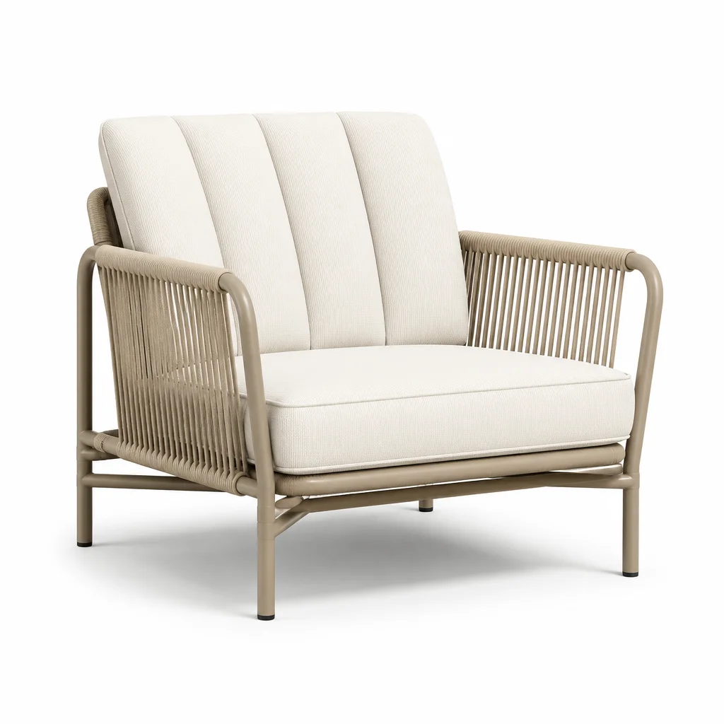 Ivory Wharf Outdoor Lounge Chair