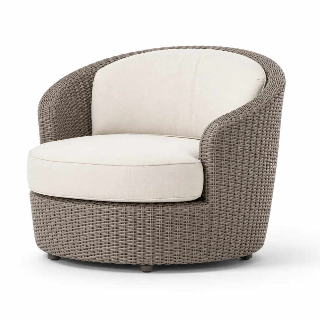 Ivory Harbor Outdoor Lounge Chair