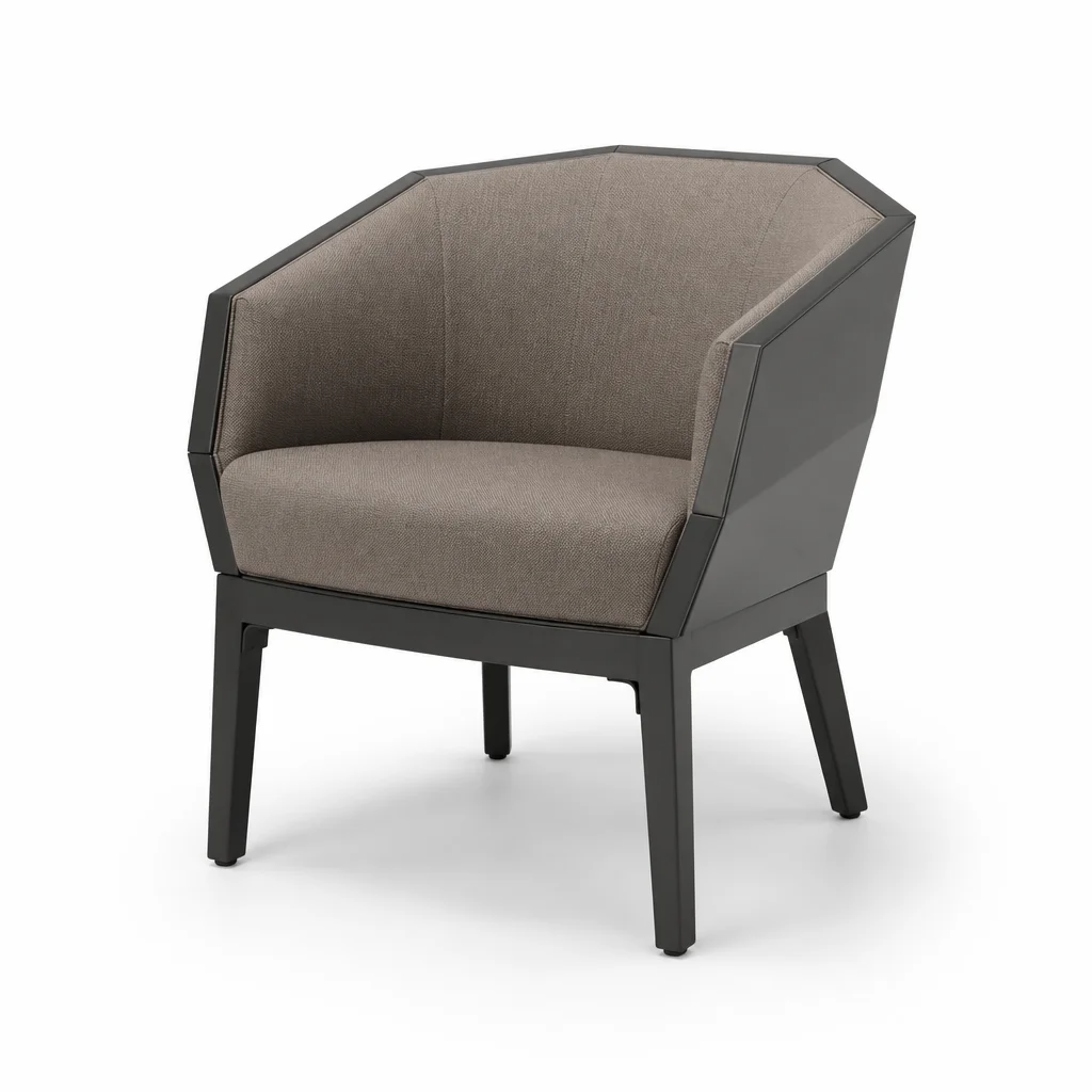 Slate Arc Outdoor Lounge Chair