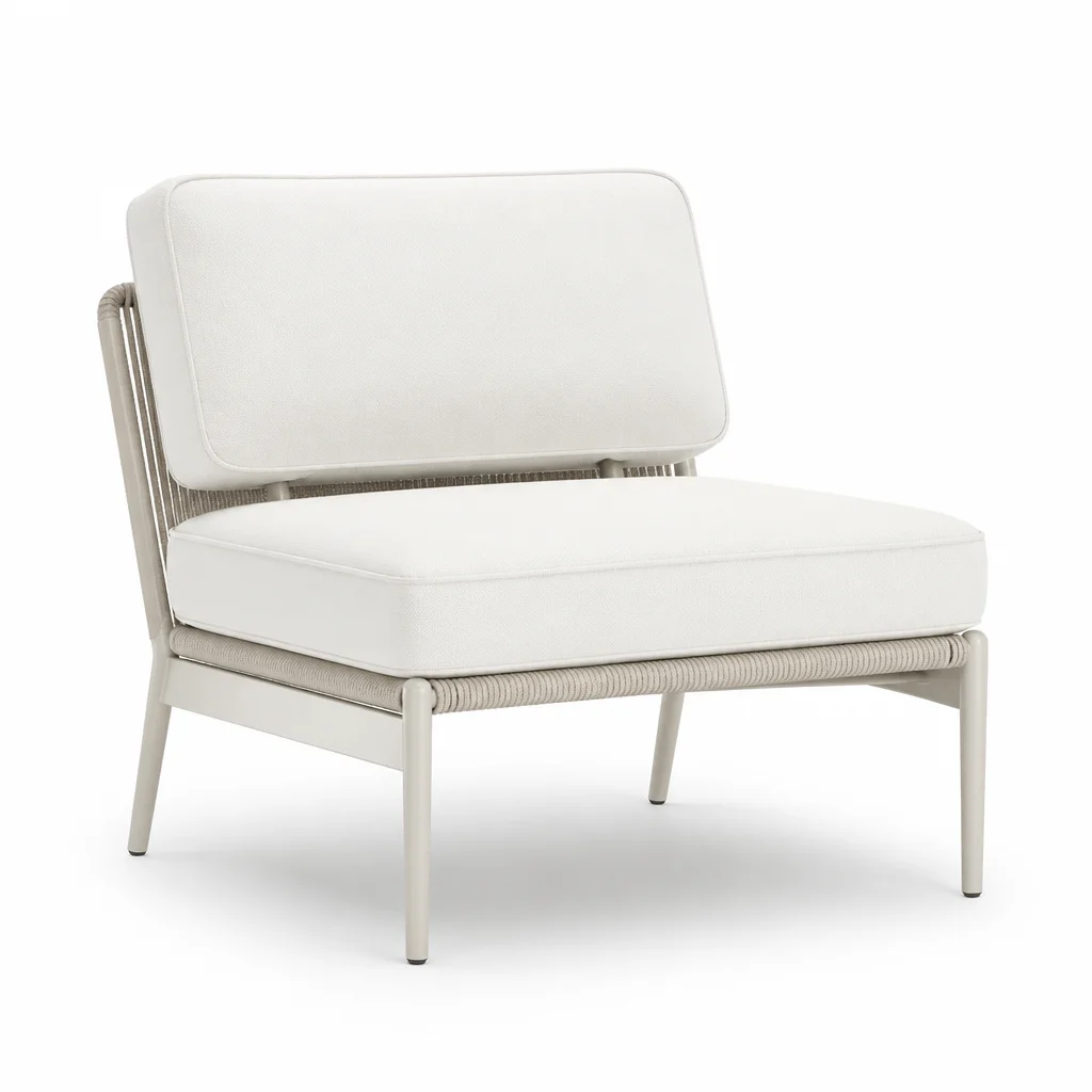 Ivory Terrace Outdoor Lounge Chair